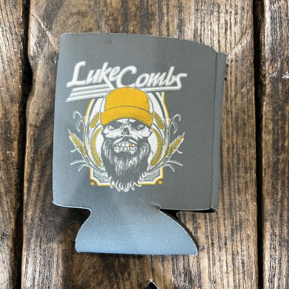 THREE Luke Combs Willie Nelson Post Malone Can Koozies